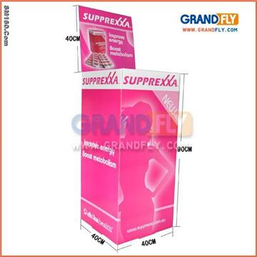 Cardboard Free Standing Display for Medicine
