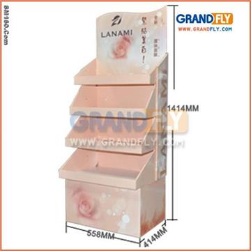 4 Tier Cosmetic Floor Display - Accept Custom Design