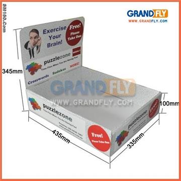 PDQ Counter Tray Shelf Corrugated Display for Intelligent Toy