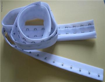1mm 3/4'' 2 rows continuous hook and eye tape