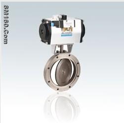 Pneumatic high vacuum butterfly valve back to the transformation of su