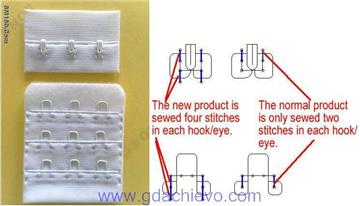 Sell 1/2'' 3x3 4-stitch New design hook and eye tape