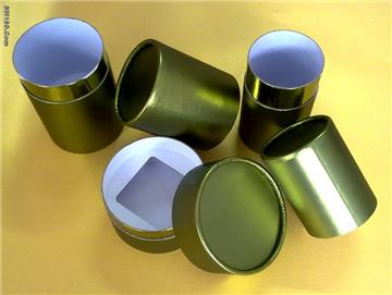 Paper round perfume box