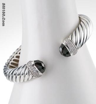 David Yurman Black Onyx Waverly Bracelet