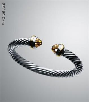 David Yurman 7mm Citrine Color Classics Bracelet