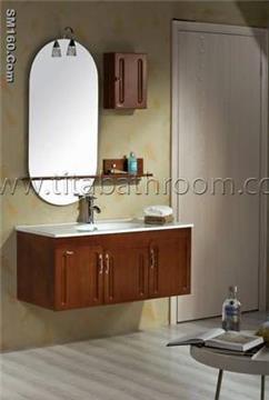 Modern oak bathroom furniture