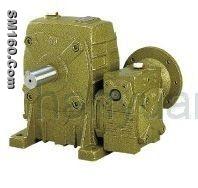 Two-stage worm-wheel speed reducer