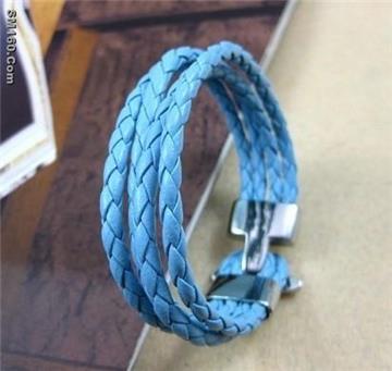 fashion braided leather bracelet