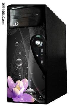 Decorous  Galvanized HangBo Computer Case Water lily