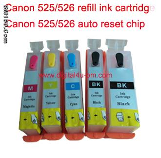 Canon 525 refill ink cartridge with auto reset chip