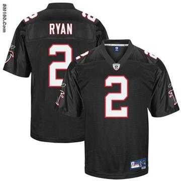 Atlanta Falcons 2 Matt Ryan Black NFL Jerseys