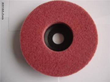 red nylon buffing wheels 4''x1/2''