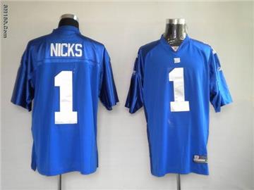 New York Giants 1 NicksBlue NFL Jerseys