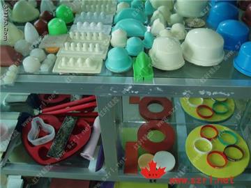 RTV silicone rubber for printing on plastic toys