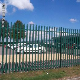 Plastic Coated Palisade Fence