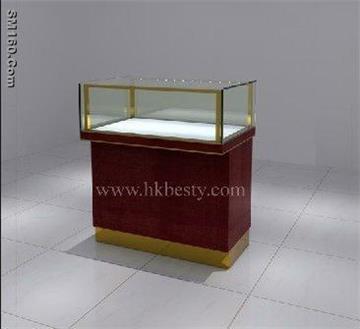Elegant and high quality LED jewelry display  counter showcase 
