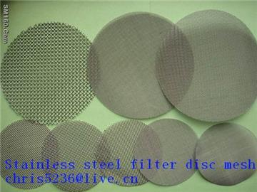 Multi-layer wire mesh filter discs 