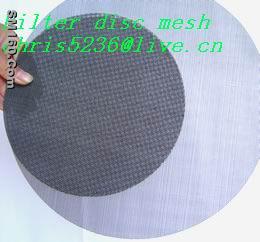 Filter disc mesh ] stainless steel dutch weave wire mesh