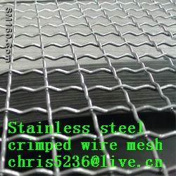 Stainless Steel Crimped Wire Mesh  / crimped wire mesh 