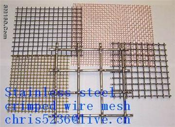 wire mesh /stainless steel crimped wire mesh 