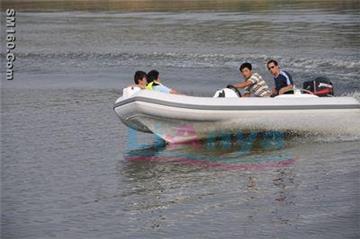 RIB boat4.3m,rigid inflatable boat---lianya boat with CE 