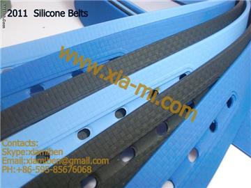 2011 fashion silicone rubber plastic pu pvc belts