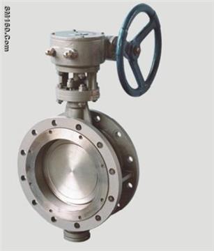 Flange type soft-sealing eccentric butterfly valve
