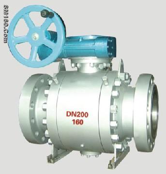 Worm Gear Device Forging Trunnion Ball Valve