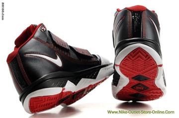 Nike LeBron James III red black shoes