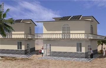 Prefabricated steel frame house