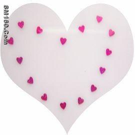 hexagon colorful PET flakes for garment decoration