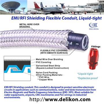 Liquid proof over BRAIDED LIQUIDTIGHT metal conduit,liquid-tight condu