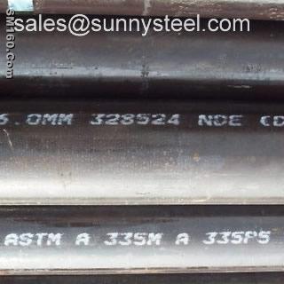 ASTM A335 P5 alloy seamless pipe