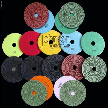  125mm diamond wet polishing pad