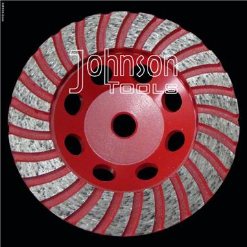 Cup wheel:115mm diamond turbo cup wheel