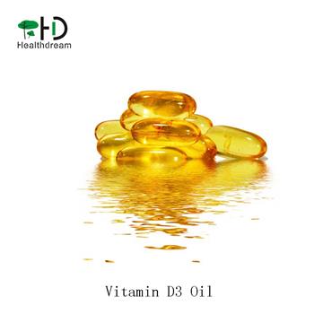 ISO factory supply food grade vitamin d3 oil 1MIU/G