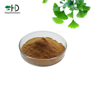 Factory Price 100% Natural Ginkgo Biloba Leaf Powder Extract Flavones 24%