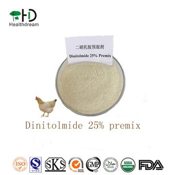 Dinitolmide Premix25% CAS148-01-6 Veterinary Medicine for Chicken