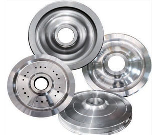 railway rail railroad forging casting rolling monoblock solid steel wheel tyres with AAR or UIC standard