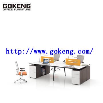 High Standard Modern 4 Seat Office Workstation Cubicle Desk Office Workstation Partition with Reasonable Price