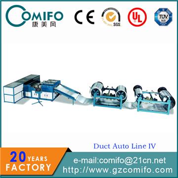 Auto duct line 4, duct machine, duct forming machine