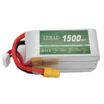 OEM Light weight 6s rc lipo battery 100 c drone battery packs 22.2v 1500mah with XT60 connector