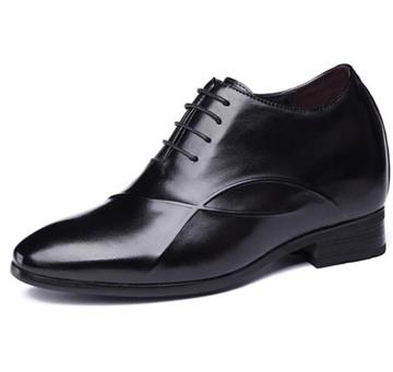 New Men's Height Increasing Dress Formal Shoes with Hidden Insoles Elevator Shoe Get Taller 9 CM Genuine Leather