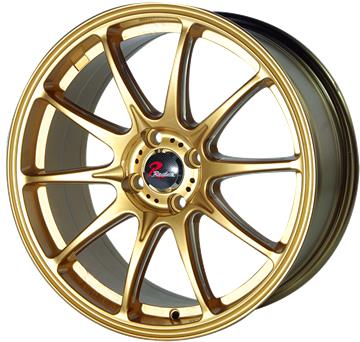 17 inch gold face alloy auto wheels JH0414 of Jihoo Wheels