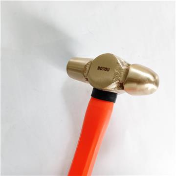 Al-cu Hammer Ball Pein Fiberglass handle 230g Non-sparking tools