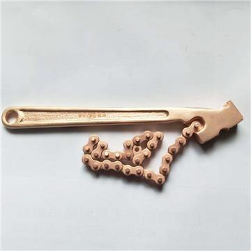 Non sparking Beryllium bronze 600mm wrench Chain pipe Light