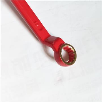 Hebei SIKAI Non-sparking wrench double box offset 12*14mm Aluminum bronze Red spray treatment