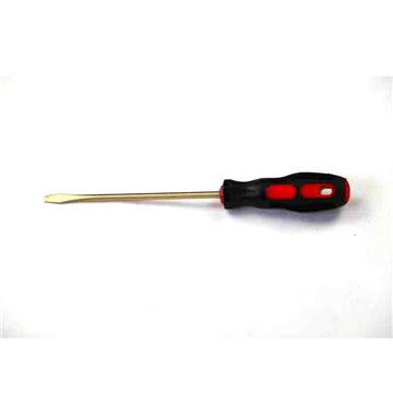 Sparkless tool Slotted screwdriver with rubber handle manual 6*125mm screwdriver