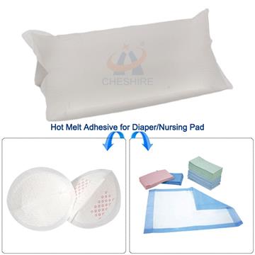 PSA Pressure Sensitive Adhesive White Strong Adhesion Hot Melt Glue Elastic Adhesive for Hygiene Baby Diaper
