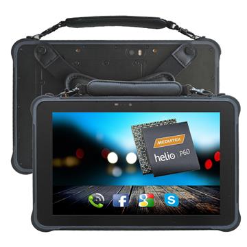 HiDON 10.1 inch Android 11 Octa-core NFC rugged tablets with optional fingerprint 2D barcode scanner and UHF RFID